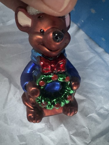 RARE VTG Disney Store Exclusive Blown Glass Ornaments Winnie the Pooh Set of 7 - Picture 8 of 11