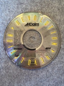 Revolution X (Sega Saturn, 1997) Disc & Manual Only T&W