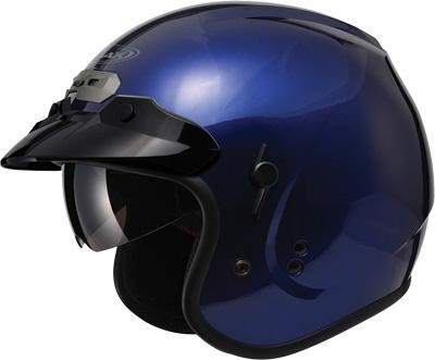 G-Max G1320496 GM32S Solid Helmet Lg Blue