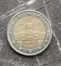 Germany, 2 Euro, Berlin, 2018, Karlsruhe, Bi-Metallic, XF+