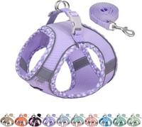 Hundegeschirr Und Leine Set FüR Kleine Hunde Und Katzen Lila Xxxs