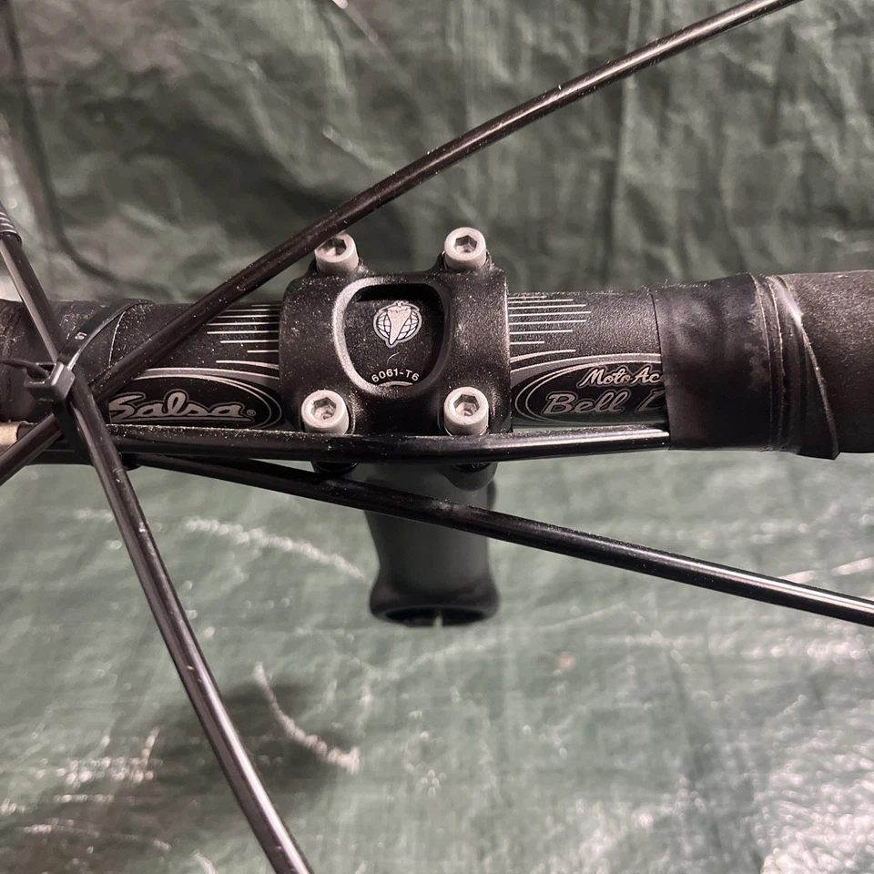 Manillar de ciclocross Salsa Moto Ace Bell Lap Drop con palancas de freno Tektro Foto 3 de 4