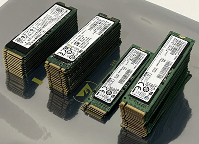 Lot of 75 Samsung-Micron-SK Hynix 256GB-M.2 2280-SC311-SC401-PM951 SSD Drives