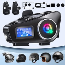 Motorrad Gegensprechanlage Headset Motorradhelm Kopfh&ouml;rer Helm Intercom Mikrofon