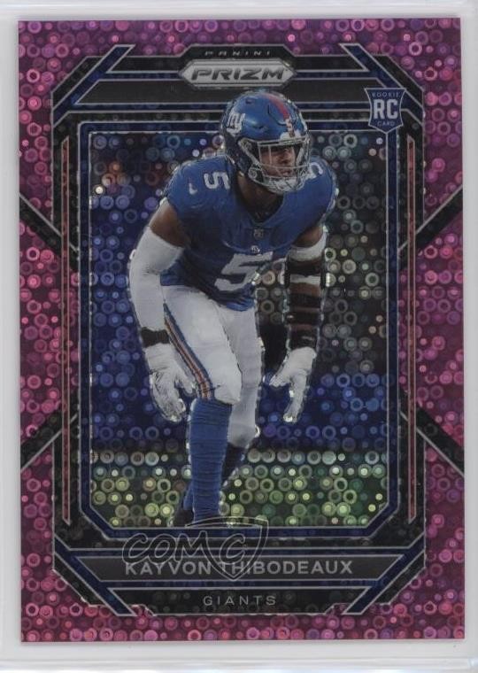 2022 Panini Prizm Rookies No Huddle Pink Prizm 1/15 Kayvon Thibodeaux #370 14cm