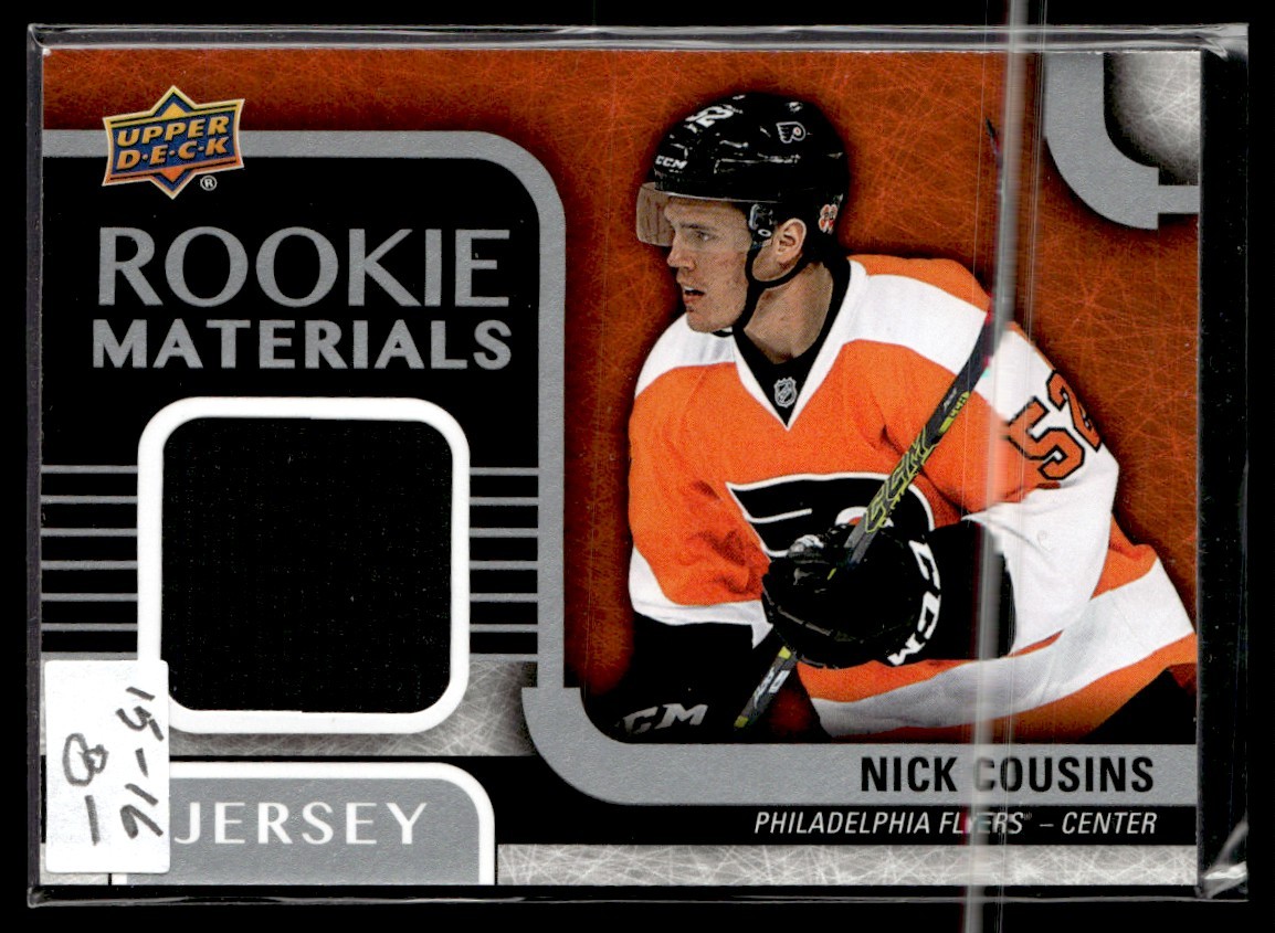 Nick Cousins #RM-NC 2015-16 Upper Deck Hockey Rookie Materials