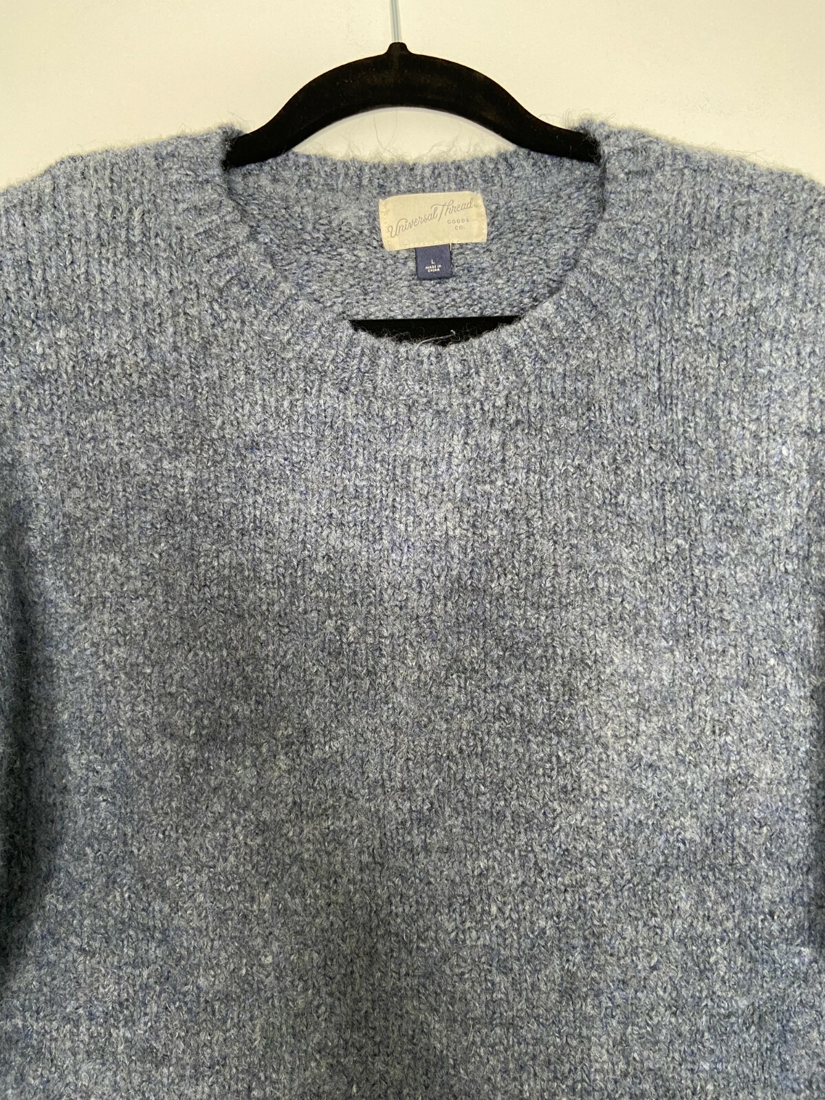 Universal Thread Blue Crewneck Pullover Knit Chun… - image 6
