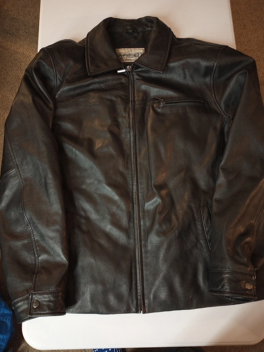 sawyer of napa レザージャケット XL ブラック インナー付 sawyer of napa レザージャケット XL ブラック インナー付 Sawyer of