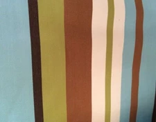 Sunbrella CAPTIVA TIDEWATER Acrylic Outdoor Colorful Striped Drapery Uph Fabric