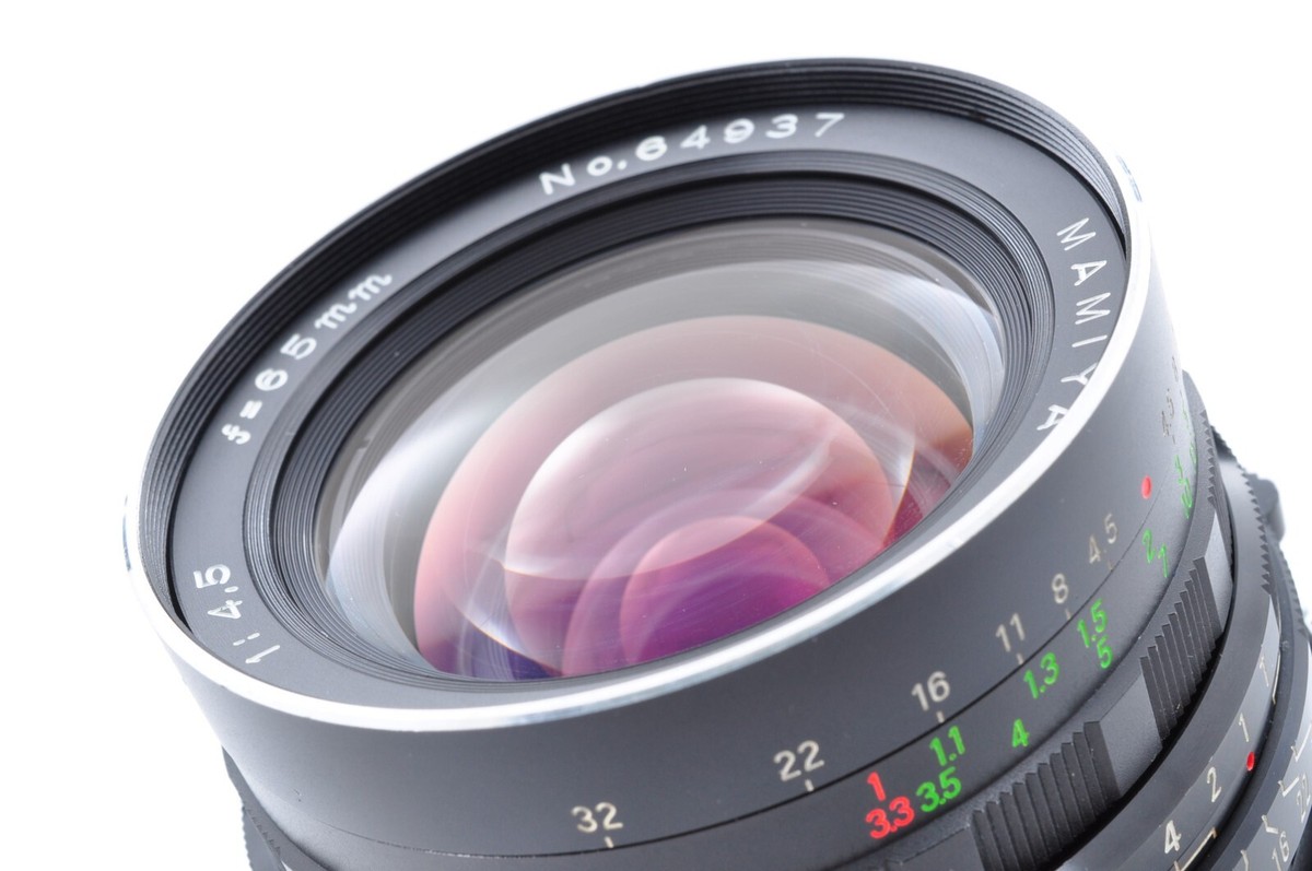 【C7045】RB67 PROFESSIONAL S 65mm 4.5 Mamiya RB67 Pro-S Camera w/ 65mm f4.5 Lens 120 Back WLVF