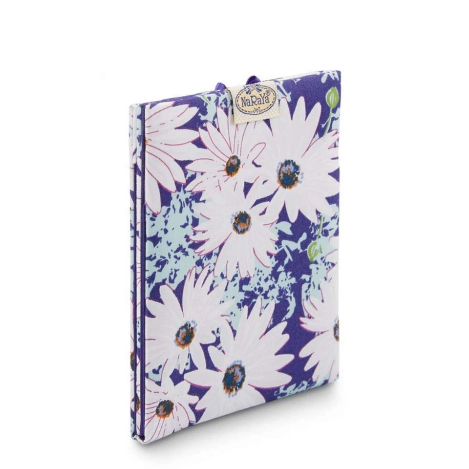 Espejo de Maquillaje Plegable Estampado NaRaYa Estampado Margarita Algodón Azul Oscuro Tailandia Foto 4 de 4