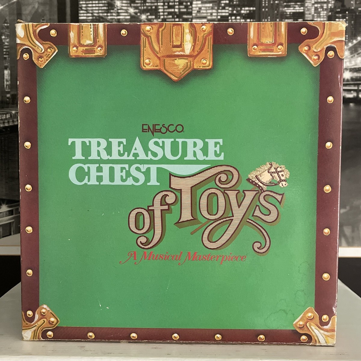 ENESCO TREASURE CHEST of Toys オルゴール 希少レア】ENESCOエネスコ TREASURE Toysオルゴールおもちゃ箱