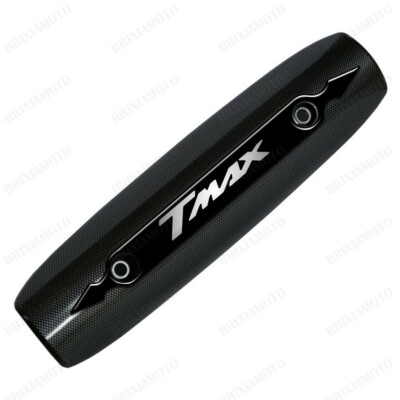 FÜR WÄRME CARBON LOGO 3D SCHWARZ SILBER YAMAHA 500 T-MAX 2007-2011