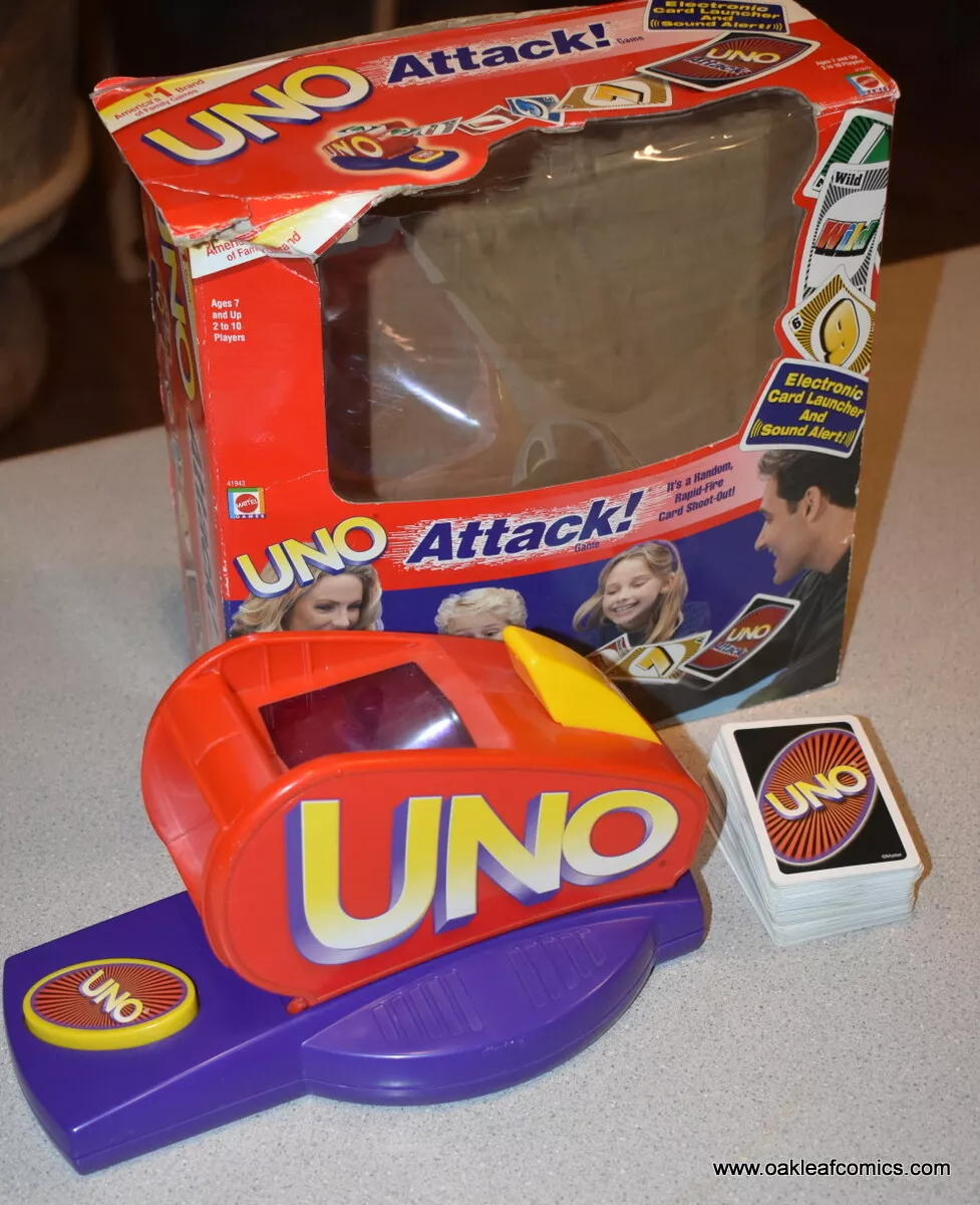 NEW - Sealed Uno Extreme Attack Electronic Game Card Shooter Portable