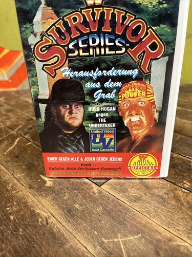 VINTAGE WWF SURVIVOR SERIES 1991 VHS TAPE WWE AWA NWA WCW NWO RETRO LEGENDS RARE - Picture 3 of 17