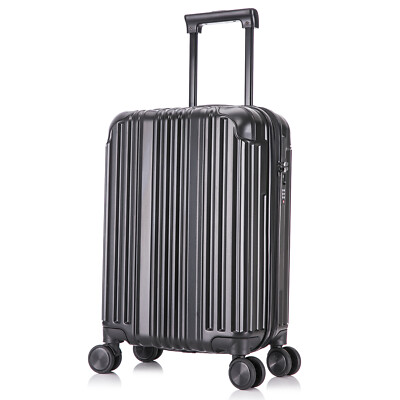 Trolley Koffer Reisekoffer Hartschalen Koffer mit TSA Schloss Schwarz M 4 Rollen