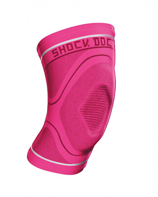 Shock Doctor Compression Knit Kniemanschette mit Gel Support Knee Sleeve 2065