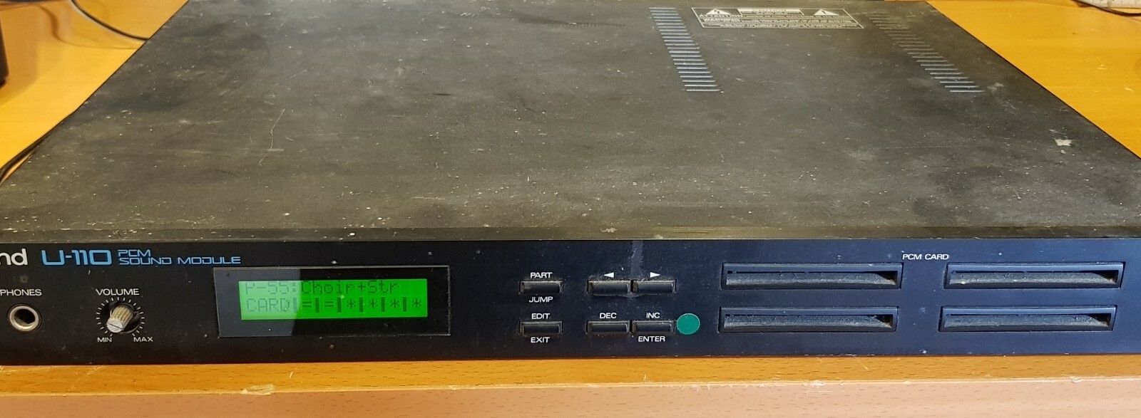 Wohlfahrt Usw Roland U 110 Pcm Sound Module Bibliotheksversion Www Capex Es