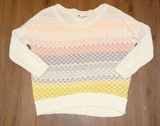 American Eagle Womens Multicolor Striped Chunky Knit Sweater. Size medium.