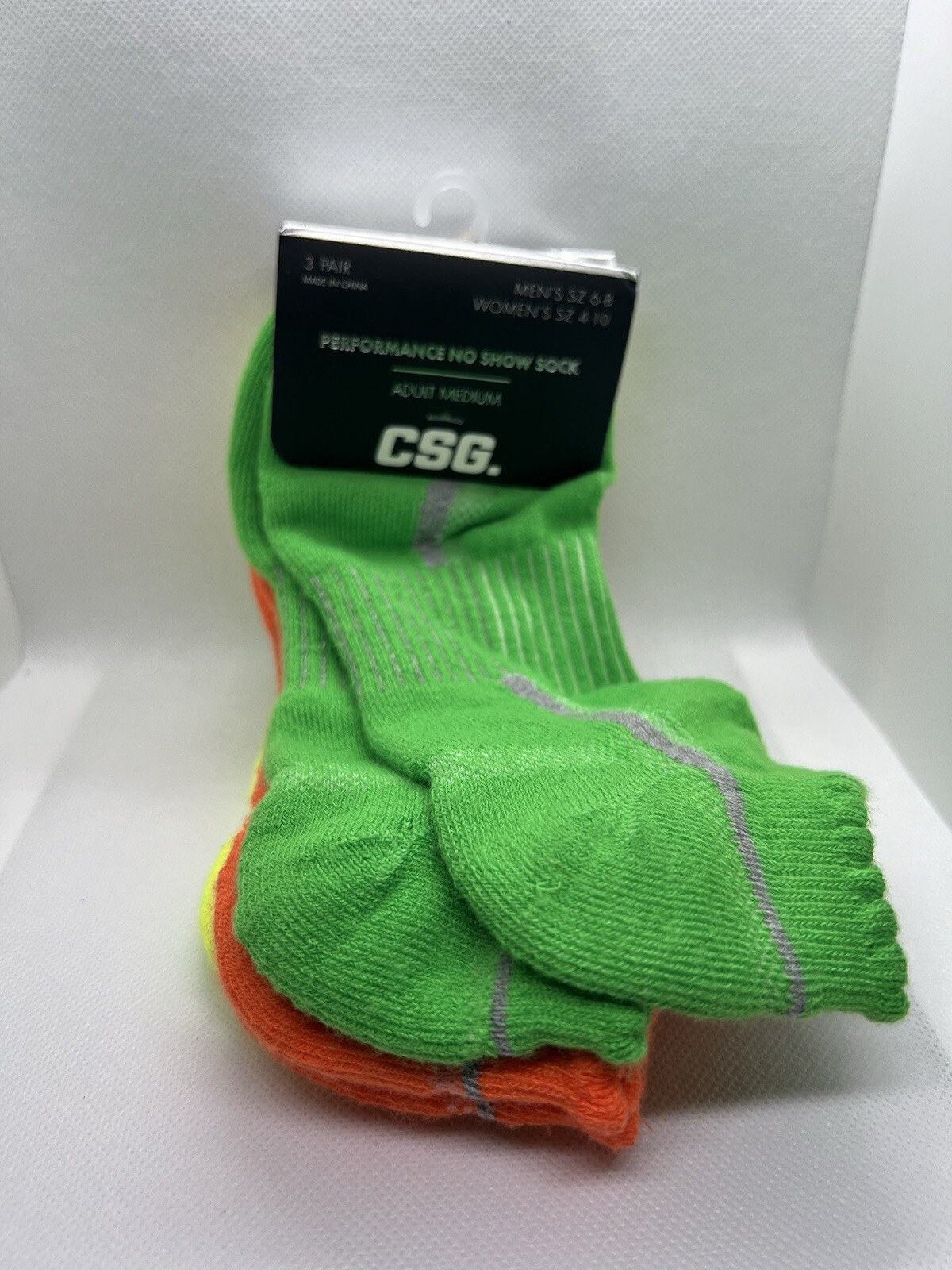 Low Cut No-Show Cushioned Athletic Socks 3 Pack - CSG Medium-image
