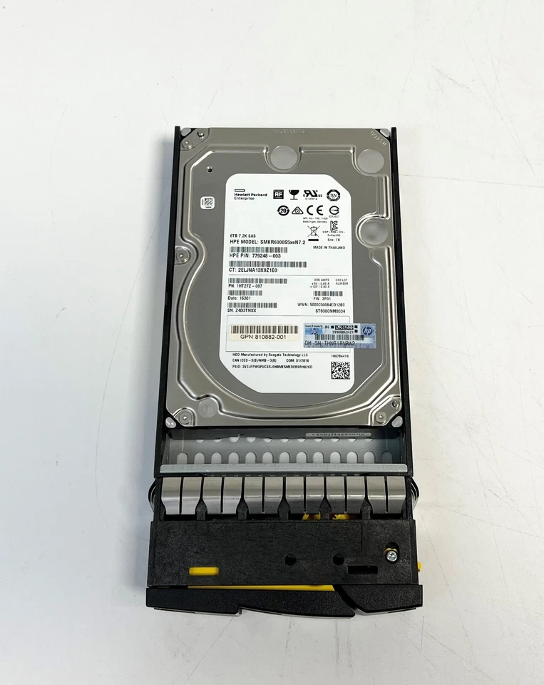 HPE 3PAR StoreServ 8000 6TB SAS K2P96A 7.2K LFF (3.5in) Hard Drive - Image 2 of 2