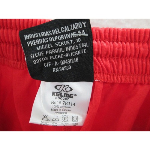 NWT Vintage 90s Y2K KELME Vilassar Men's Small Polyester Soccer Futbol Shorts - Picture 11 of 11