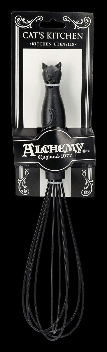 Snow Whisk Cat's Kitchen Alchemy Kitchen Helper England Cat Black