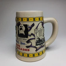 Vintage Anheuser Busch Beer Stein "Advertising Through The Decades" 1933-1937 