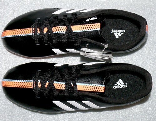 adidas B40159 11 Nova FG J Leder Fußball schuhe Soccer 38 2/3 UK5,5 Schwarz Weiß - Bild 6 von 12