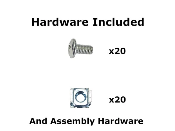 CNAweb 19 Inch Open Frame 12U Wall Mount Network Rack Cabinet, 12 Inches Deep - Image 4 of 4