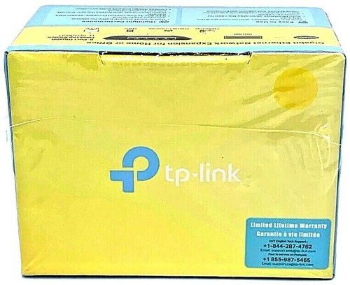 TP-LINK 5-Port Desktop Switch Gigabit Ethernet Network TL-SG1005D Sealed NEW - Picture 10 of 12
