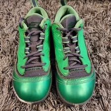 Nike Michael Jordan 1 Youth GREEN Basketball shoes 580582 SIZE 11C EUR 28
