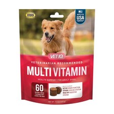 VetIQ MultiVitamin Dog Supplement for Brain Immune Digestive Health 60 Count