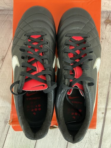 Nike Women's Tiempo Flight FG Soccer Cleats Colors Black Red White US Size 6 - 第 6/8 張圖片