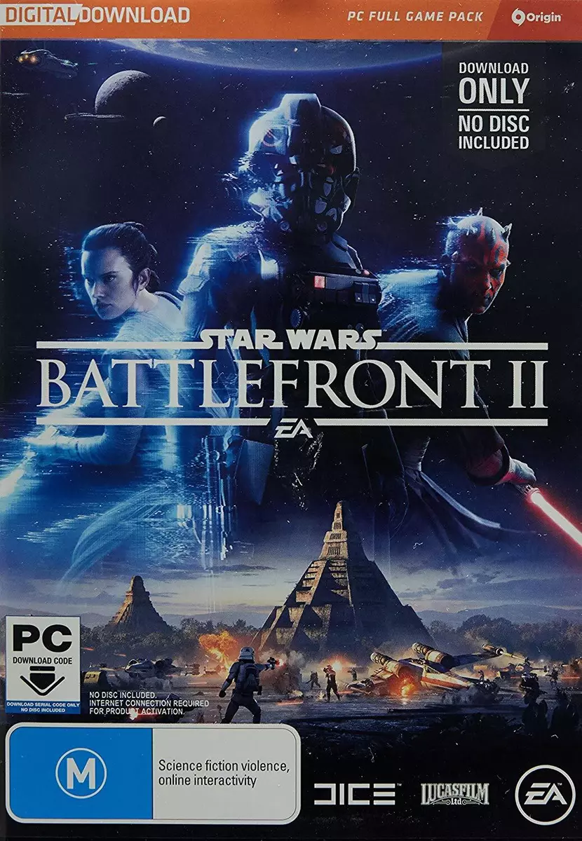 Star Wars Battlefront II 2 Windows PC Download Code RPG Action Adventure  Game