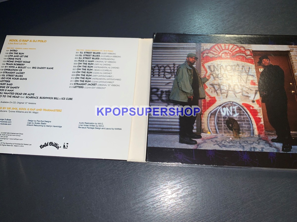 Kool G Rap & DJ Polo Album Live and Let Die 2 CD Expanded Special