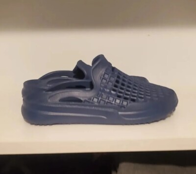 Lusso Cloud Scenario Comfort Slide  Mens 7.5 Womens 9.5 Excellent Condition Navy