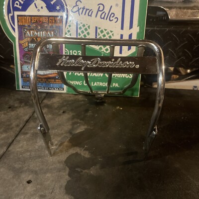 OEM USED HARLEY-DAVIDSON BOBBED FENDER 2UP SEAT LUGGAGE RACK 84'-99