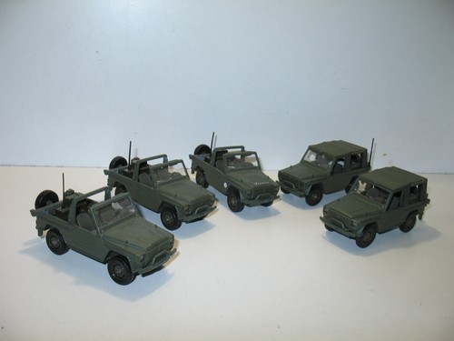SOLIDO, voiture Peugeot P4 bachée militaire + planche déco - Picture 3 of 3