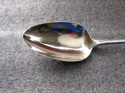 1806 GEORGE III STERLING SILVER SERVING SPOON E. WIGAN LONDON 60