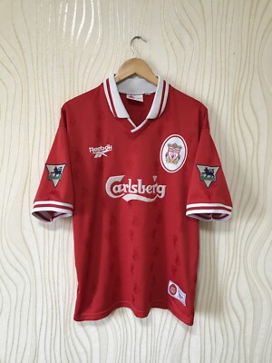 LIVERPOOL 1997 1998 HOME FOOTBALL SHIRT SOCCER JERSEY REEBOK #5