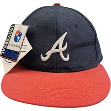 Universal Headwear Baseball Cap OS Herren Blau Atlanta Braves Selten Neu Mit Etikett