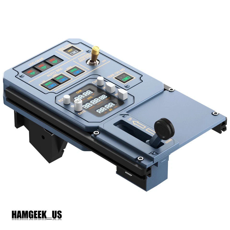 WINWING AGP Metal Flight Simulation Landing Panel Support for X-Plane MSFS Game - Image 2 of 4