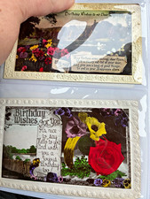 Vintage Greeting Cards Album, Birthday Wishes & Illustrated Cards and postcards