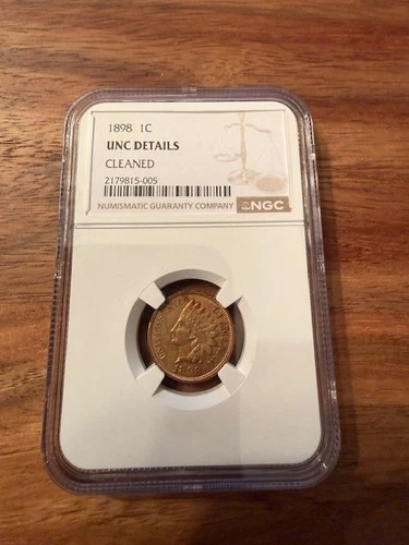 1898 Indian Head Penny UNC Details