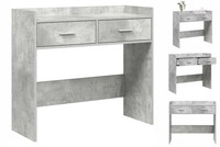 Konsolentisch Betongrau 90X35X80 Cm Holzwerkstoff