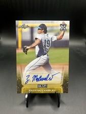 Zach McCambley Auto #BA-ZM1 - 2020 Leaf Draft Autos - Miami Marlins
