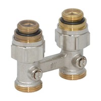 "Oventrop Zb-Absperrverschraubung Multiflex F 1/2\"Agx3/4\"Ag, Durchgang, 1015883"