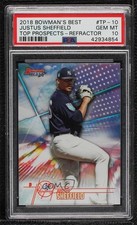 2018 Bowman's Best Top Prospects Refractor Justus Sheffield #TP-10 n3t