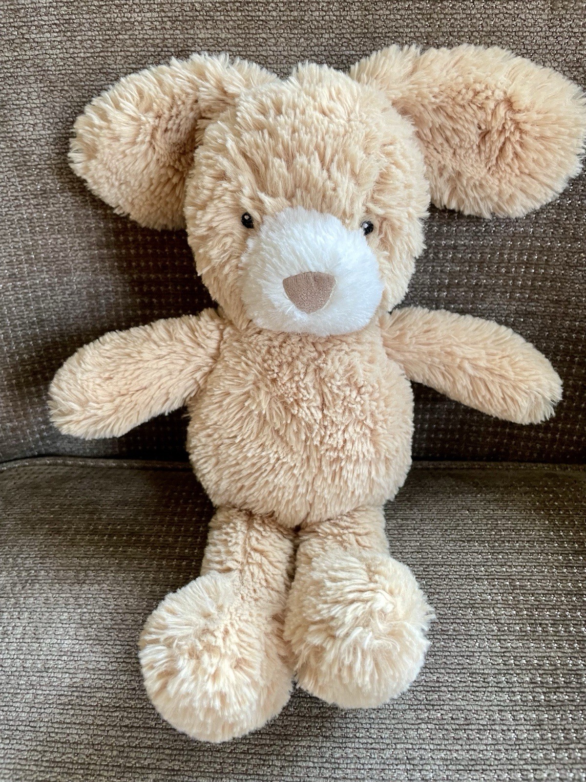 Mothercare Beige Brown Snuggle Bunny Rabbit Soft Toy Comforter 11” ❤️